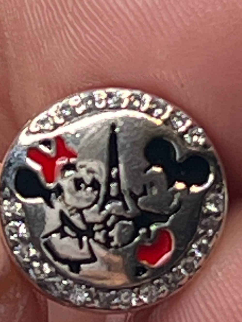 Disney Parks Paris Mickey & Minnie Eiffel Tower Charm - Picture 2 of 4